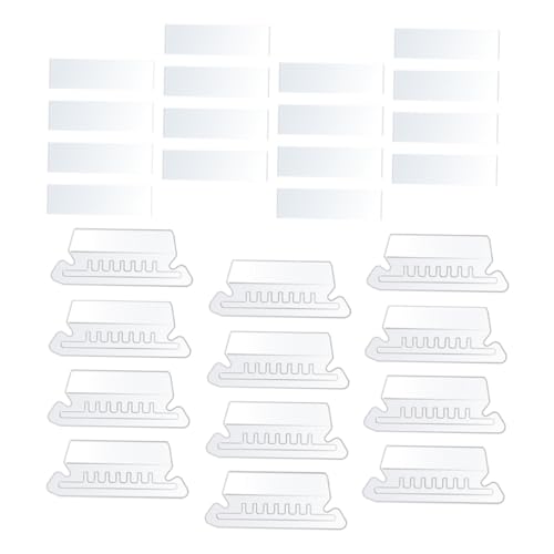 iplusmile 100Stücke Ordner Tabs aus Ablösbar und Bedruckbar Transparente für Dateiordner für Kleine Hängeregistraturen Optimale Kennzeichnung von Unterlagen von iplusmile