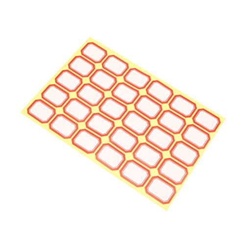 iplusmile 10Blätter Selbstklebende Handbeschriftete Namensaufkleber Rote für Flaschen Behälter Kartons und Ordner zur Beschriftung im Büro oder Zuhause iplusmile 10Blätter Selbstklebende Handbeschriftete Namensaufkleber Rote für Flaschen Behälter Kartons und Ordner zur Beschriftung im Büro oder Zuhause von iplusmile