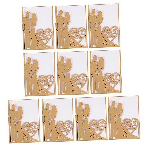 iplusmile 10Stücke Kreative Hochzeitseinladungen Hohlkarte Liebevolle Papierkarten für Hochzeit Valentinstag und Design Umschläge iplusmile 10Stücke Kreative Hochzeitseinladungen Hohlkarte Liebevolle Papierkarten für Hochzeit Valentinstag und Design Umschläge von iplusmile