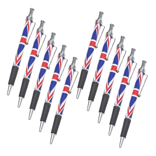 iplusmile 10Stücke Kugelschreiber mit Britischem Flaggenmuster Glatter Schreibstift mit Praktischem Klickmechanismus für Büro Schule und Zuhause Schwarze für Müheloses iplusmile 10Stücke Kugelschreiber mit Britischem Flaggenmuster Glatter Schreibstift mit Praktischem Klickmechanismus für Büro Schule und Zuhause Schwarze für Müheloses von iplusmile