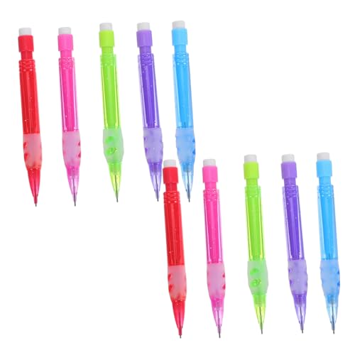 iplusmile 10Stücke Mini Druckbleistifte mit Radiergummi und Langlebige Schreibgeräte für Schule Büro und Zuhause und Studenten von iplusmile