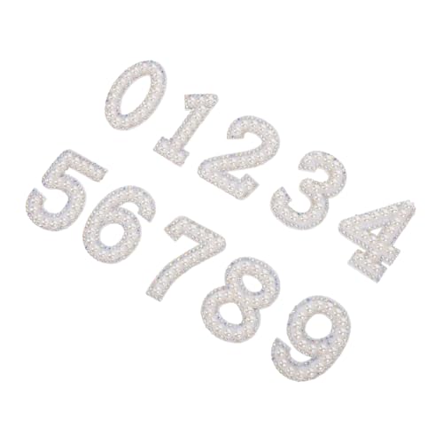 iplusmile 10Stücke Strass Aufnäher zum Aufbügeln Kunstperlen Applikationen für Kleidung Rucksäcke Jeans DIY Zubehör Verzierungen für Besondere Anlässe von iplusmile