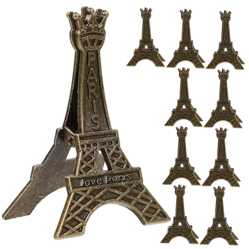 iplusmile 10Stücke Tischkartenhalter Vintage Memo Clips Visitenkarten Stabile Tischnummernhalter für Hochzeiten und Partys Dekorative Stützen für Tischdekoration von iplusmile