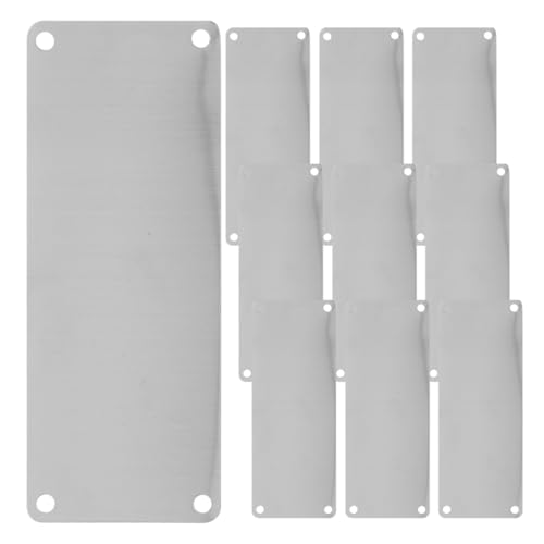 iplusmile 10stücke Metall Gravur Rohlinge Aus Mit Vorgebohrten Löchern Für Diy Namensschilder Und Tür Zubehör Projects iplusmile 10stücke Metall Gravur Rohlinge Aus Mit Vorgebohrten Löchern Für Diy Namensschilder Und Tür Zubehör Projects von iplusmile