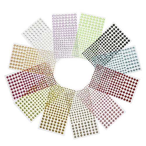 iplusmile 12 Blatt Teiliges Selbstklebende Strasssteine Gesichtsschmuck Glitzersteine in Mischfarben Acryl DIY Bastelsteine für Make Up Festival Karneval Geburtstagsfeier iplusmile 12 Blatt Teiliges Selbstklebende Strasssteine Gesichtsschmuck Glitzersteine in Mischfarben Acryl DIY Bastelsteine für Make Up Festival Karneval Geburtstagsfeier von iplusmile