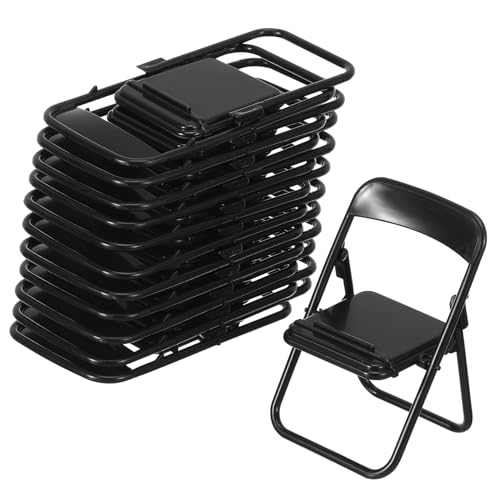 iplusmile 12 Stück Mini Stuhr-förmiger Mobilfunkhalter Mini -sitze Spielzeugmodell Mini-klappstuhlpuppe Mini-spielzeugstuhl Winziges Klappstuhlspielzeug Mini-stühle Mini Möbel Black Plastik iplusmile 12 Stück Mini Stuhr-förmiger Mobilfunkhalter Mini -sitze Spielzeugmodell Mini-klappstuhlpuppe Mini-spielzeugstuhl Winziges Klappstuhlspielzeug Mini-stühle Mini Möbel Black Plastik von iplusmile