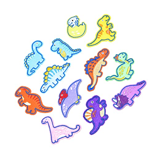 iplusmile 12 Stück Teiliges Dinosaurier Bügelflicken Bestickte Aufnäher mit Klarem Dicke Textur Umweltfreundliche DIY Kleidung Patches für Kinderjacken Taschen und Accessoires iplusmile 12 Stück Teiliges Dinosaurier Bügelflicken Bestickte Aufnäher mit Klarem Dicke Textur Umweltfreundliche DIY Kleidung Patches für Kinderjacken Taschen und Accessoires von iplusmile
