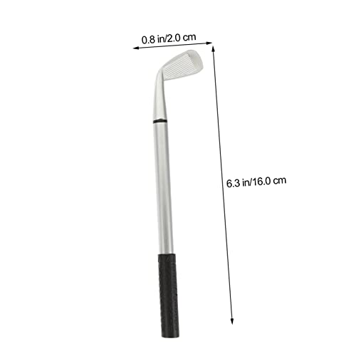 iplusmile 12 Stück Teiliges Mini Golf Putter Metall Kugelschreiber Stift für Golfer Schreibwaren Ballpoint Pen mit Dekoratives Club Modell für Büro und Freizeit von iplusmile