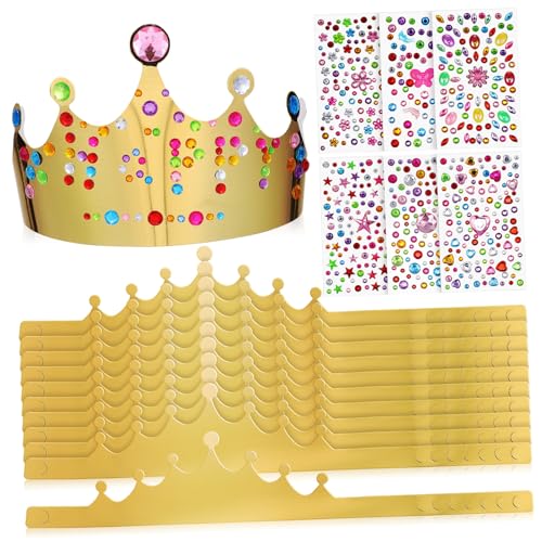 iplusmile 12Stücke Goldene Geburtstagskrone Partyhüte mit DIY Diamantaufklebern Kronenform für Geburtstagsfeiern und Mottopartys und Festliche Hüte für Unvergessliche Feiern iplusmile 12Stücke Goldene Geburtstagskrone Partyhüte mit DIY Diamantaufklebern Kronenform für Geburtstagsfeiern und Mottopartys und Festliche Hüte für Unvergessliche Feiern von iplusmile