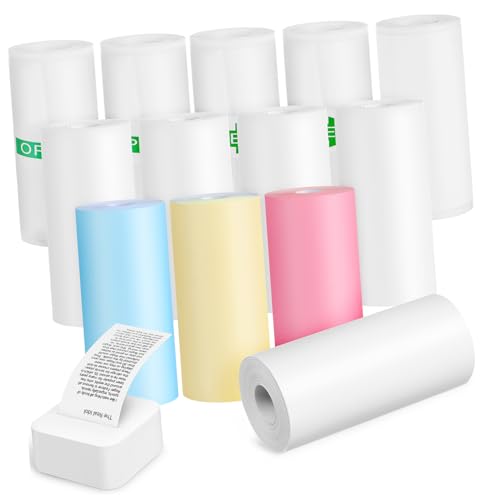 iplusmile 13 Rollen Thermopapier Aufkleberpapier für Minidrucker Papier für Drucker Mini-Sticker-Druckerpapier Bilddruckeraufkleber Mini-Thermoaufkleberdrucker Thermalpapier iplusmile 13 Rollen Thermopapier Aufkleberpapier für Minidrucker Papier für Drucker Mini-Sticker-Druckerpapier Bilddruckeraufkleber Mini-Thermoaufkleberdrucker Thermalpapier von iplusmile