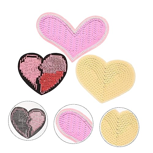 iplusmile 15 Stück Teiliges Herz Pailletten Bügelflicken zum Aufbügeln Große Farbige Applikationen für Kleidung Jacken Hüte Taschen zum Reparieren und Dekorieren von Jeans und Pullovern iplusmile 15 Stück Teiliges Herz Pailletten Bügelflicken zum Aufbügeln Große Farbige Applikationen für Kleidung Jacken Hüte Taschen zum Reparieren und Dekorieren von Jeans und Pullovern von iplusmile