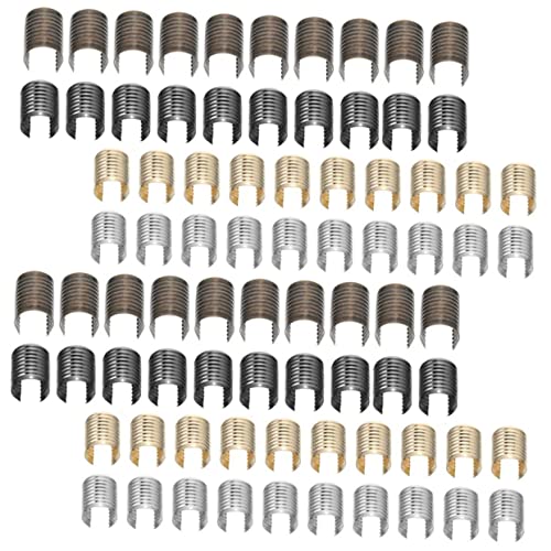 iplusmile 160Stücke Lederseil DIY Clips Quastenclips für Schmuckherstellung Gunmetal und Antikbronze Robuste Metallseilschnalle für Taschen iplusmile 160Stücke Lederseil DIY Clips Quastenclips für Schmuckherstellung Gunmetal und Antikbronze Robuste Metallseilschnalle für Taschen von iplusmile