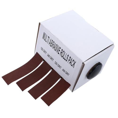 iplusmile 1Pc Rolle Gürtelkiste Schleifen Sandpapier grob Streugut Bußgeld schleifpapier schleifbänder Holzverarbeitung san disc Detailschleifer für die Holzbearbeitung Schleifstreifen Brown von iplusmile
