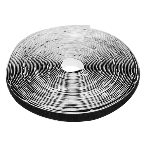 iplusmile 1Rolle Doppelseitiges Selbstklebendes Klettband Super Starkes Klebeband für Zuhause für Verschiedene Oberflächen Leicht Ablösbar Wiederverwendbar von iplusmile
