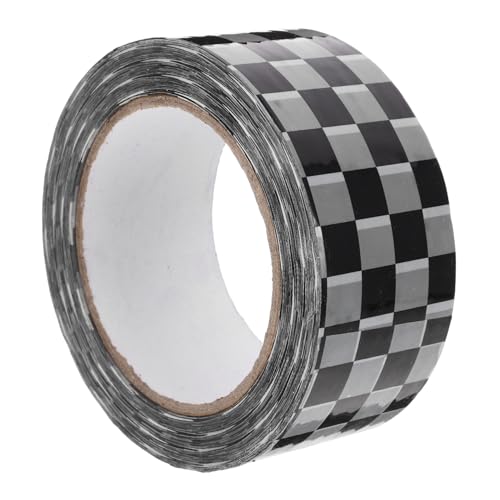 iplusmile 1Rolle Klebeband Kariert Selbstklebendes Verpackungsband für Dichtungsband für DIY Projekte und Geschenkverpackungen Vielseitig und Praktisch von iplusmile