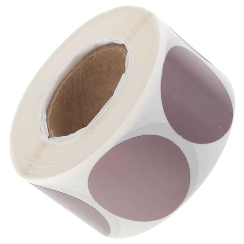 iplusmile 1Rolle Runde Kratzaufkleber Selbstklebend Roségold für DIY Projekte Geschenkanhänger Partyspiele und Kreative Bastelideen für Verschiedene Anlässe von iplusmile