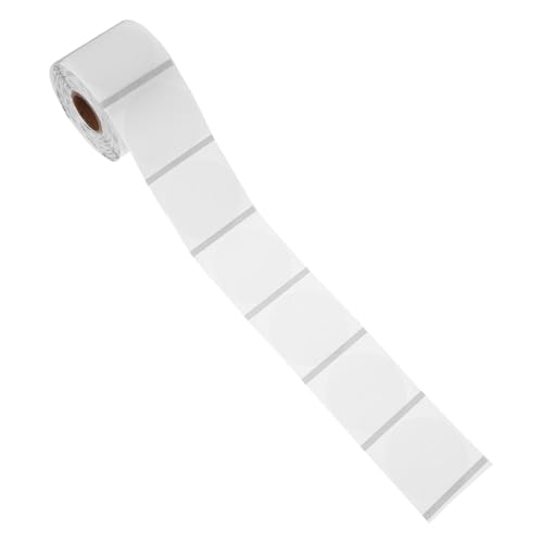 iplusmile 1Rolle Runde Selbstklebend Transparentes Thermopapier für Beschriftungen für Büro und Versand Starke Haftung und Benutzerfreundlich von iplusmile