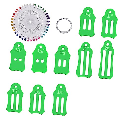 iplusmile 1Satz Bias Tape Maker Teiliges Nähzubehör für Stoffverarbeitung zum Erstellen von Schrägband und Besatz für Präzises Quilten von iplusmile
