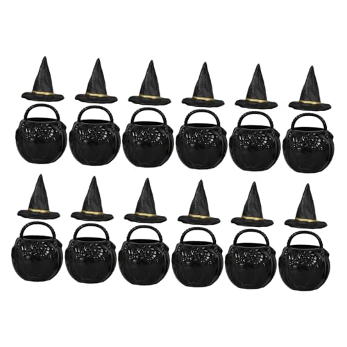 iplusmile 1Satz Hexenhut Halloween Mini Hexenhüte und Mini Kessel für Halloween Partys und Kreative DIY Projekte Langlebig iplusmile 1Satz Hexenhut Halloween Mini Hexenhüte und Mini Kessel für Halloween Partys und Kreative DIY Projekte Langlebig von iplusmile