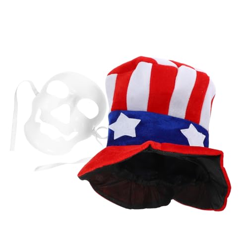 iplusmile 1Satz Patriotischer Kostümhut mit Schädelmaske für Unabhängigkeitstag und Halloween Lustige Party Kopfbedeckung für Karneval und Kostümtänze Vielseitiges Design für Unvergessliche iplusmile 1Satz Patriotischer Kostümhut mit Schädelmaske für Unabhängigkeitstag und Halloween Lustige Party Kopfbedeckung für Karneval und Kostümtänze Vielseitiges Design für Unvergessliche von iplusmile