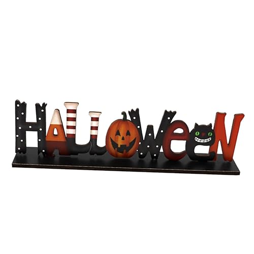 iplusmile 1Stück Halloween Holz Dekoration Kreatives Party Layout Ornament Hochwertiges und Umweltfreundliches Element für Home Desktop Schmuck iplusmile 1Stück Halloween Holz Dekoration Kreatives Party Layout Ornament Hochwertiges und Umweltfreundliches Element für Home Desktop Schmuck von iplusmile