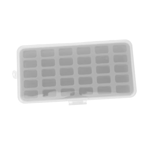 iplusmile 1Stück Slots Bobbin Box Kunststoff Spulenaufbewahrungsbox mit Staubschutz für Nähmaschinen Leichter und Tragbarer Organizer für Spulen und Nähzubehör für Heim von iplusmile
