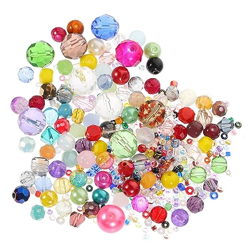 iplusmile 1Tasche DIY Perlen Glasperlen für Armbänder Halsketten Schmuckherstellung Vielseitige Bastelperlen mit Löchern für Projekte und von iplusmile
