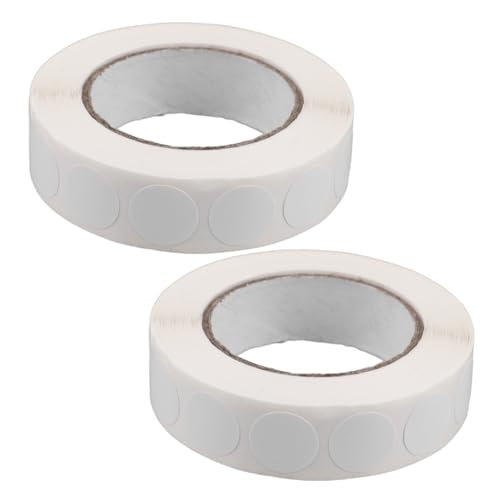 iplusmile 2 Rollen Runde Punktetiketten-aufkleber – Wasserdichte Kreismarkierungswerkzeuge Für Büro, Zuhause, Geschäft Und Klassenzimmer-organisationsbedarf, 13 Mm von iplusmile
