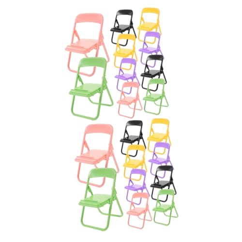 iplusmile 2 Sätze Handyhalter Für Winzige Möbel Miniatur-stuhlmodell Mini-möbelmodell Miniaturmöbel Kreativer Stuhl Telefonhalter Mikrolandschaftsdekor Pp 10 Stück * 2 von iplusmile