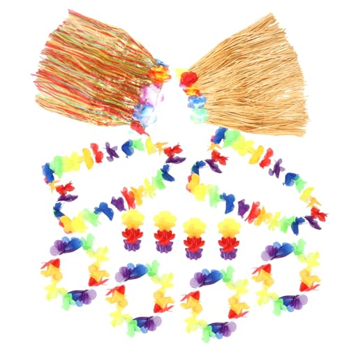 iplusmile 2 Sätze Hawaii Party Teilig Luau Grasrock und Blumenkranz Natürliche Dekoration für Strand Kostüm Dschungel Mottoparty iplusmile 2 Sätze Hawaii Party Teilig Luau Grasrock und Blumenkranz Natürliche Dekoration für Strand Kostüm Dschungel Mottoparty von iplusmile