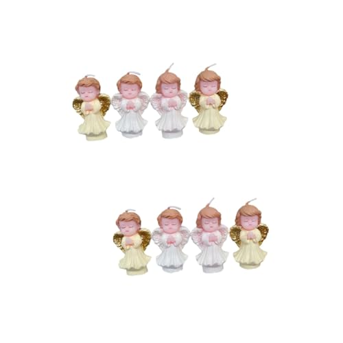 iplusmile 2 Sätze Kleine Engel Kerze Kerzen Geburtstagskuchen Wachskerze Geburtstagstorte Dekorationen Kleine Engelfiguren Engel Kuchenkerze Paraffin 4 Stück * 2 iplusmile 2 Sätze Kleine Engel Kerze Kerzen Geburtstagskuchen Wachskerze Geburtstagstorte Dekorationen Kleine Engelfiguren Engel Kuchenkerze Paraffin 4 Stück * 2 von iplusmile