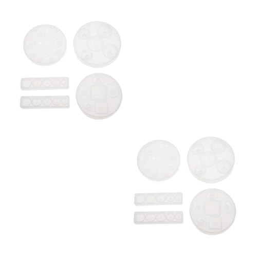 iplusmile 2 Sätze Kristall-epoxy-form Gießen Schmuck Basteln Gießformen Aus Harz Diy Manuelle Form Epoxid-silikonform Silikonform Selber Machen Weiß Kieselgel 5 Stücke * 2 iplusmile 2 Sätze Kristall-epoxy-form Gießen Schmuck Basteln Gießformen Aus Harz Diy Manuelle Form Epoxid-silikonform Silikonform Selber Machen Weiß Kieselgel 5 Stücke * 2 von iplusmile