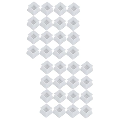 iplusmile 2 Sätze Silikon Tischbeinschutz Pads Für Stühle Und Tische Schutzhüllen Für Möbelbeine Weiß Und Einfach Zu Montieren Stühlen Und Böden 32 Stück * 2 von iplusmile