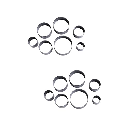 iplusmile 2 Sätze Teiliges Hohlschneider Set für Lederhandwerk Hochdichtes Stanzwerkzeug für Diy Projekte zum Stanzen Einfach zu Bedienen und Langlebig von iplusmile