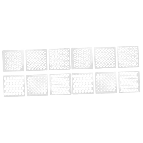 iplusmile 2 Sätze Wandmalerei-vorlage Kunst Schablonen Zum Malen Für Bienenwabe Farbspritzschablone Malvorlagentafel Wandmalerei Vorlage Weiß 6 Stücke * 2 iplusmile 2 Sätze Wandmalerei-vorlage Kunst Schablonen Zum Malen Für Bienenwabe Farbspritzschablone Malvorlagentafel Wandmalerei Vorlage Weiß 6 Stücke * 2 von iplusmile