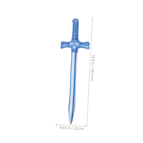 iplusmile 2 Stück Aufblasbare PVC Festival Deko für Themenpartys Hanukkah Party Zubehör Schnelles Aufblasen Langlebiges Cosplay Requisiten von iplusmile