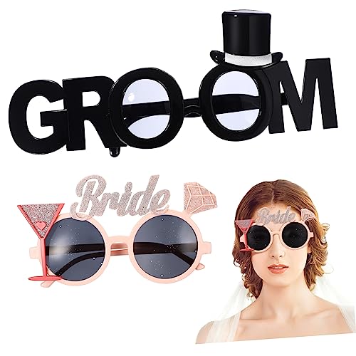 iplusmile 2 Stück Lustige Hochzeitsbrillen Teiliges Braut Bräutigam Partybrille aus Kunststoff für Junggesellenabschied Foto Requisiten Lebendige Farben Stabile Verarbeitung iplusmile 2 Stück Lustige Hochzeitsbrillen Teiliges Braut Bräutigam Partybrille aus Kunststoff für Junggesellenabschied Foto Requisiten Lebendige Farben Stabile Verarbeitung von iplusmile