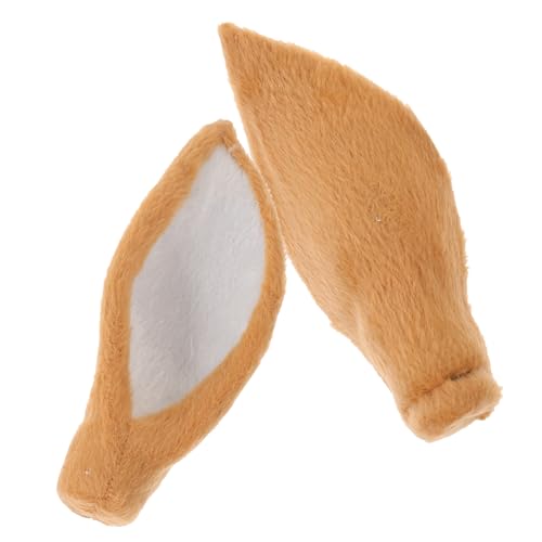 iplusmile 2 Stück Realistische Hirschohren Stirnband DIY Haaraccessoires Kreatives Weihnachtsdekorations für Karneval Kostüm Party Festliche Kopfbedeckung von iplusmile