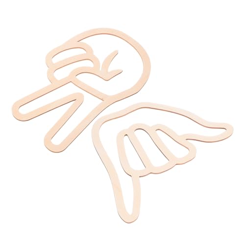 iplusmile 2 Stück Schmuckhandwerk für dekorative Wandhaken für Schmuckherstellungsset für -Ornament-Bastelset Bastelset für das Fingerhanddekor Holz Beige iplusmile 2 Stück Schmuckhandwerk für dekorative Wandhaken für Schmuckherstellungsset für -Ornament-Bastelset Bastelset für das Fingerhanddekor Holz Beige von iplusmile