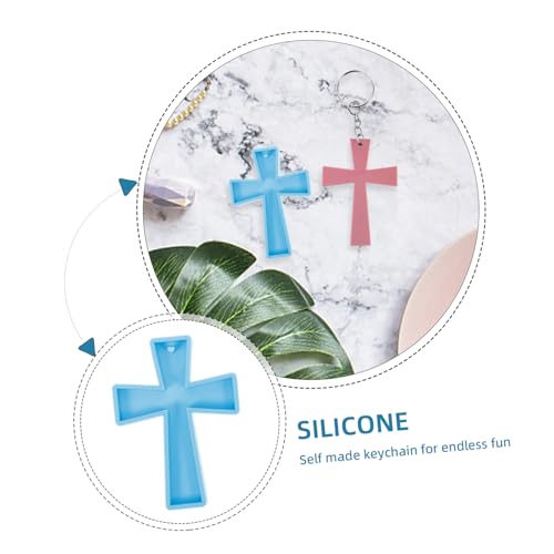 iplusmile 2 Stück Silikonform Kreuz Epoxidharz Gießform DIY Schlüsselanhänger Bastelform für Kreative Schmuckherstellung Blau Langlebig Praktisch iplusmile 2 Stück Silikonform Kreuz Epoxidharz Gießform DIY Schlüsselanhänger Bastelform für Kreative Schmuckherstellung Blau Langlebig Praktisch von iplusmile