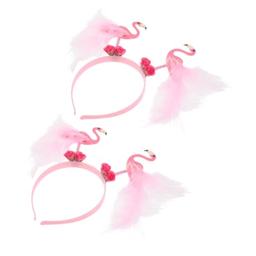 iplusmile 2 Stück Teiliges Flamingo Stirnband Tropischer Haarreif für Sommerpartys Hawaii Luau Kopfschmuck Rosa Flamingo Design Beachparty Kostüm Zubehör für Damen und Karneval iplusmile 2 Stück Teiliges Flamingo Stirnband Tropischer Haarreif für Sommerpartys Hawaii Luau Kopfschmuck Rosa Flamingo Design Beachparty Kostüm Zubehör für Damen und Karneval von iplusmile
