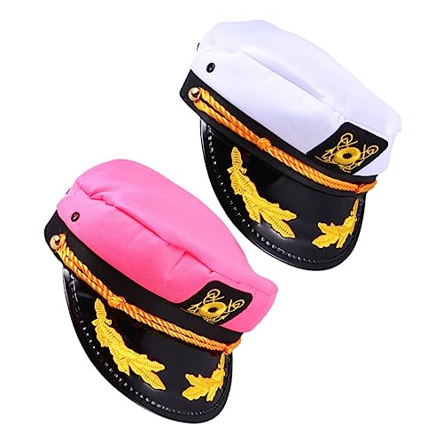 iplusmile 2 Stück Teiliges Segler Hüte Polyester Kapitänsmütze Partyhut Unisex Leicht und Tragbar für Yacht und Kostümpartys Geeignet iplusmile 2 Stück Teiliges Segler Hüte Polyester Kapitänsmütze Partyhut Unisex Leicht und Tragbar für Yacht und Kostümpartys Geeignet von iplusmile