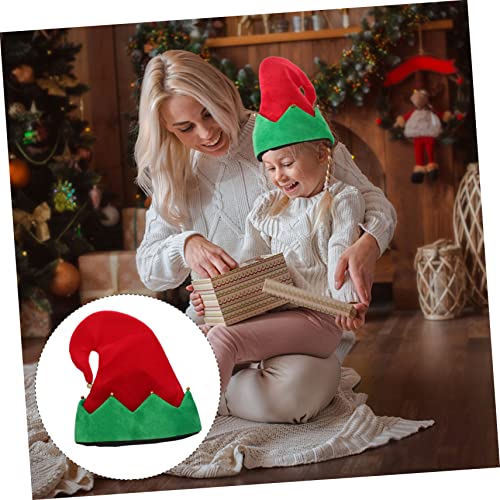 iplusmile 2 Stück Weihnachtselfen Hüte mit Glocken Weiche Weihnachtsmütze für Erwachsene und Jugendliche Bequeme Cosplay Kopfbedeckung Festliche Partyaccessoires für Weihnachtsfeier und iplusmile 2 Stück Weihnachtselfen Hüte mit Glocken Weiche Weihnachtsmütze für Erwachsene und Jugendliche Bequeme Cosplay Kopfbedeckung Festliche Partyaccessoires für Weihnachtsfeier und von iplusmile