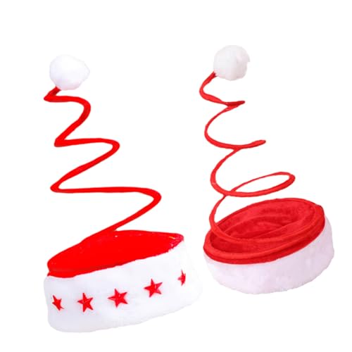 iplusmile 2 Stück Weihnachtsfrühlingshut Lustiger Xmas Party Hut Dekorativ Leicht Tragbar Zufälliger Stil für Weihnachtsfeier iplusmile 2 Stück Weihnachtsfrühlingshut Lustiger Xmas Party Hut Dekorativ Leicht Tragbar Zufälliger Stil für Weihnachtsfeier von iplusmile