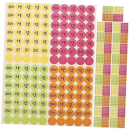 iplusmile 20 Blatt Bunte Preisetiketten Aufkleber Runde Preisaufkleber für Garage Preisschilder Sticker für Kleine Unternehmen Farbcodierte Preisschilder Leicht Unterscheidbar iplusmile 20 Blatt Bunte Preisetiketten Aufkleber Runde Preisaufkleber für Garage Preisschilder Sticker für Kleine Unternehmen Farbcodierte Preisschilder Leicht Unterscheidbar von iplusmile