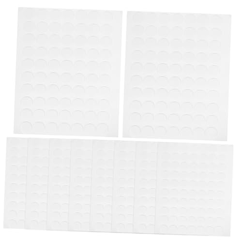 iplusmile 20 Blatt Doppelseitiges Klebepad Punktaufkleber Für Das Klassenzimmer Etiketten Für Bürokreise Runde Aufkleberetiketten Luftballon-klebepunkte Plakataufkleber Acryl Transparent von iplusmile