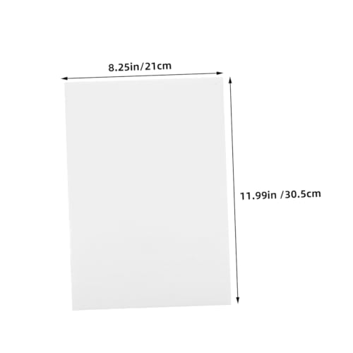 iplusmile 20 Blatt Große Weiße Schaumstoffplatten Vielseitige DIY Foam Sheets für Bastelprojekte Kindergarten und Schulbedarf Leichte Verarbeitung mit Farbe und Dekorationen Blanko Foam von iplusmile