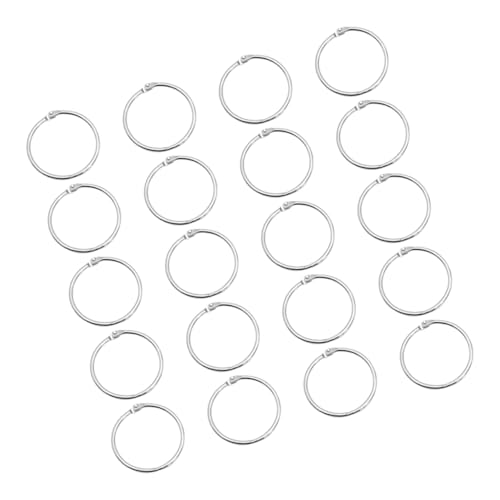 iplusmile 20 Stück Ringring -Eisenschnalle Ringbücher Klemmringe für Binder Schlüsselanhänger binden Bücherringe duschvorhang ringe Clipringe für Buchringe Tischkalenderringe Metall Silber iplusmile 20 Stück Ringring -Eisenschnalle Ringbücher Klemmringe für Binder Schlüsselanhänger binden Bücherringe duschvorhang ringe Clipringe für Buchringe Tischkalenderringe Metall Silber von iplusmile