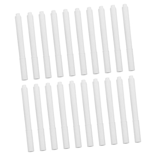 iplusmile 20 Stück Teiliges Weiße Whiteboard Marker mit Wendbaren Spitzen Flüssige Abwischbare Kreidemarker für Whiteboards Fenster Schule und Büro Klare Glatte von iplusmile
