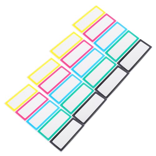 iplusmile 20 Stück Teiliges Wiederverwendbare Farbige Dry Erase Etiketten mit Abwischbarer Oberfläche Haftstarke Aufkleber für Vorratsbehälter Glasbehälter und Küchenaufbewahrung iplusmile 20 Stück Teiliges Wiederverwendbare Farbige Dry Erase Etiketten mit Abwischbarer Oberfläche Haftstarke Aufkleber für Vorratsbehälter Glasbehälter und Küchenaufbewahrung von iplusmile